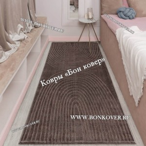 Современный Турецкий Ковер Дизайн 79 коричневый