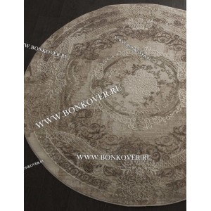 Турецкий Ковер Для Гостиной Дизайн 04 Бежево-Коричневый Овальный