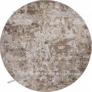 Абстрактный ковер дизайн 78 коричневый Круг